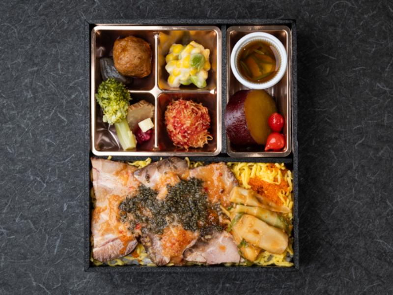 熟成ローストポーク畑のキャビア添え弁当
