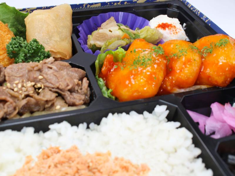 Ｎｏ．123 和牛焼肉とエビチリ弁当