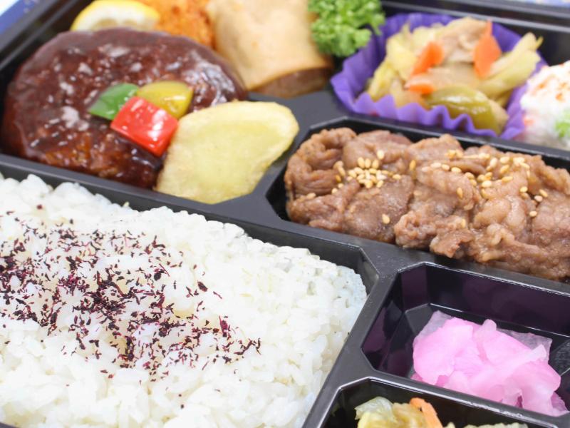 Ｎｏ．122 和牛焼肉とハンバーグ弁当