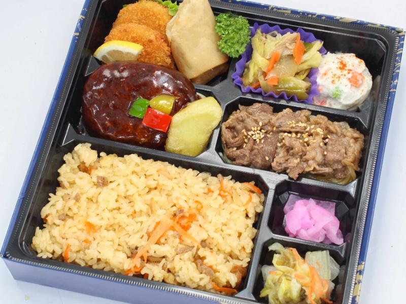 Ｎｏ．122 和牛焼肉とハンバーグ弁当