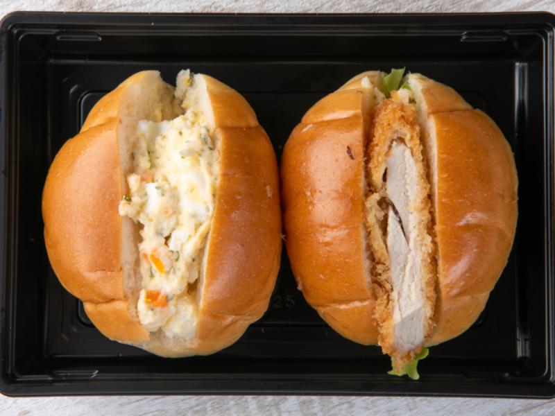 【ロールパンセット】ヒレカツと季節の具材