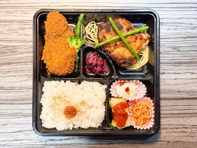 グリルチキン御膳（通常）白身フライ