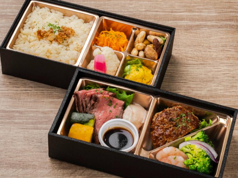 国産牛ローストビーフ＆ハンバーグ