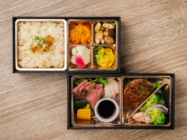 国産牛ローストビーフ＆ハンバーグ