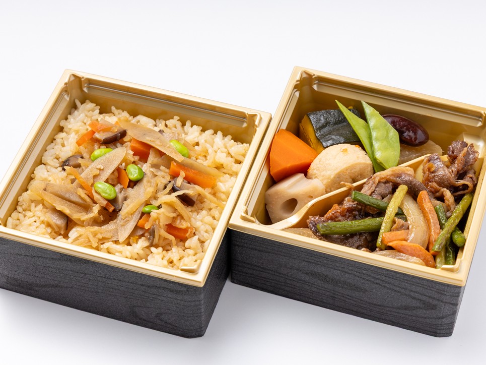 牛バラ肉と季節野菜炒め御膳