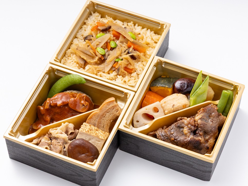 牛カルビ＆牛ハンバーグ御膳