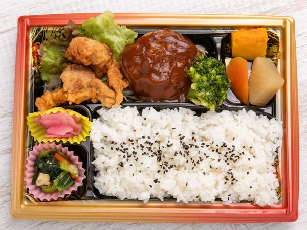 唐揚げ＆ハンバーグ弁当