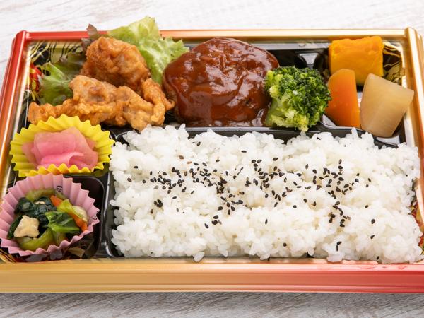 唐揚げ＆ハンバーグ弁当