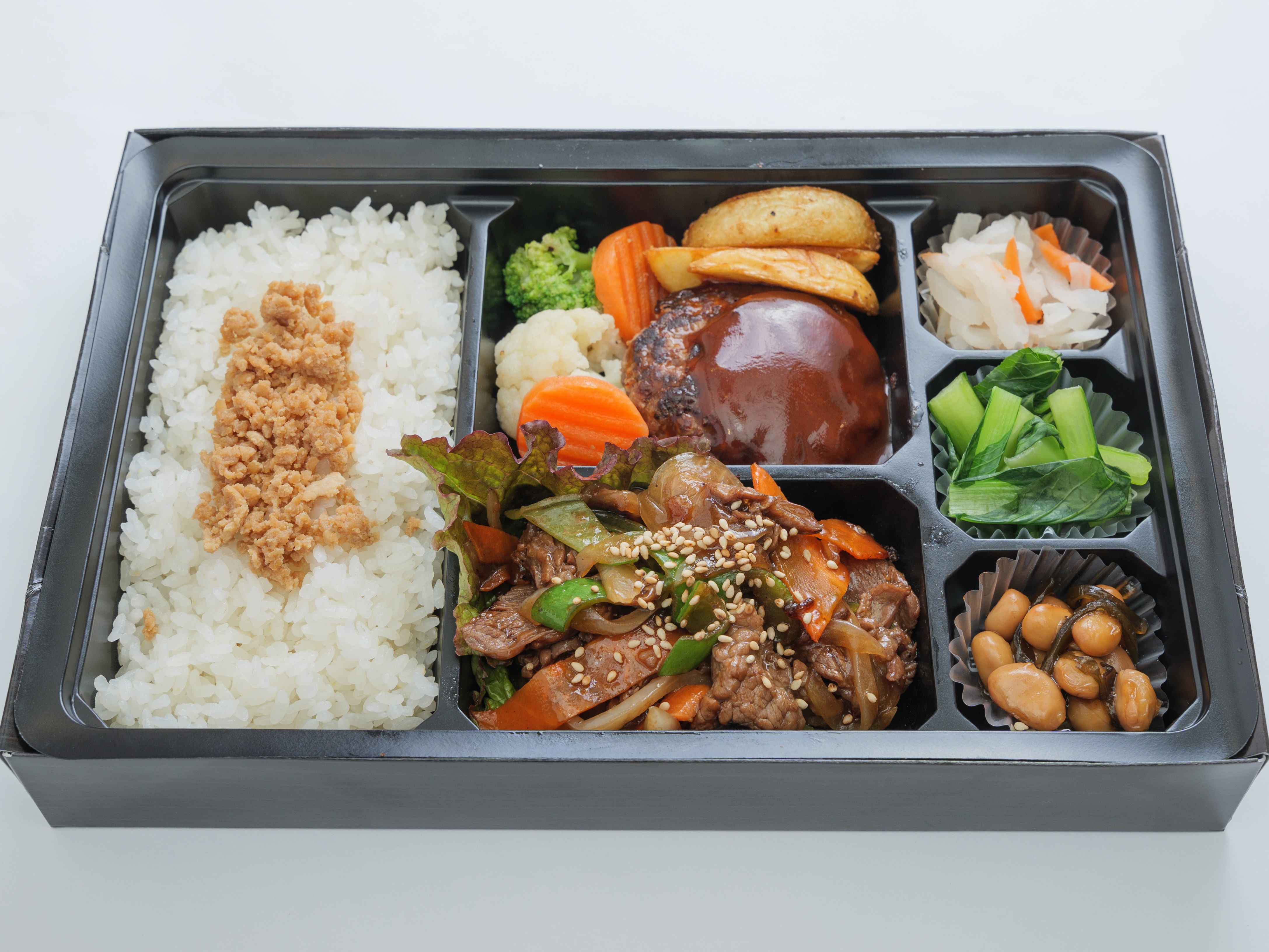韓国風プルコギ＆牛タンハンバーグ弁当