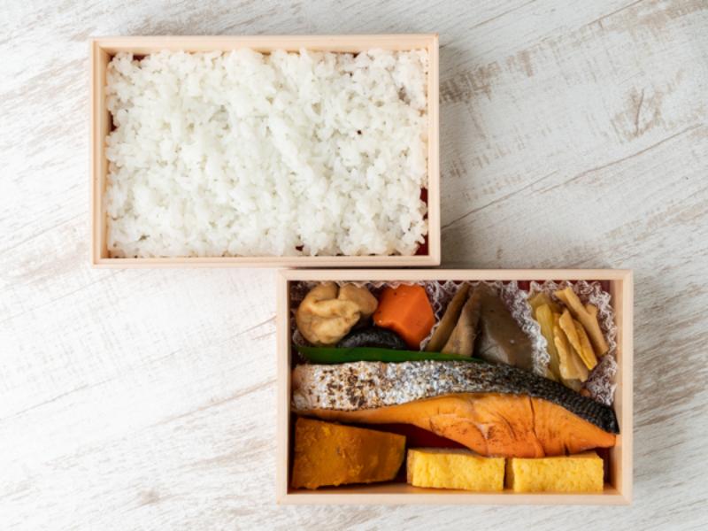 【佃浅2段膳】トロける炙り銀鮭