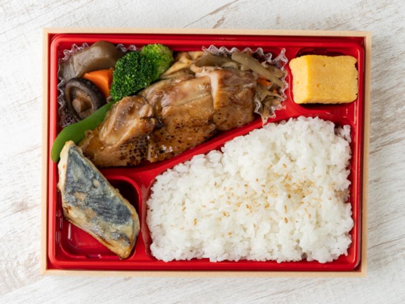 【Wメイン】柔らか鶏照焼＆鰆西京焼弁当