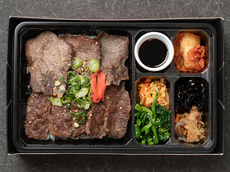 黒毛和牛A5カルビ＆タン塩弁当
