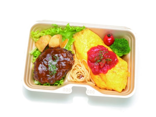 Gateオムライス＆超粗びき手ごねデミハンバーグ