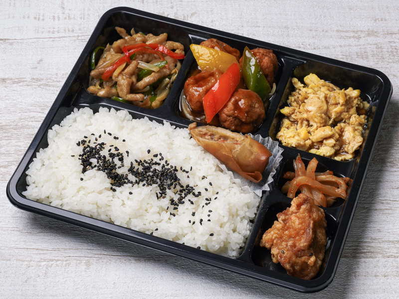 福三昧（点心付き）～肉団子・チンジャオ・玉子餡～