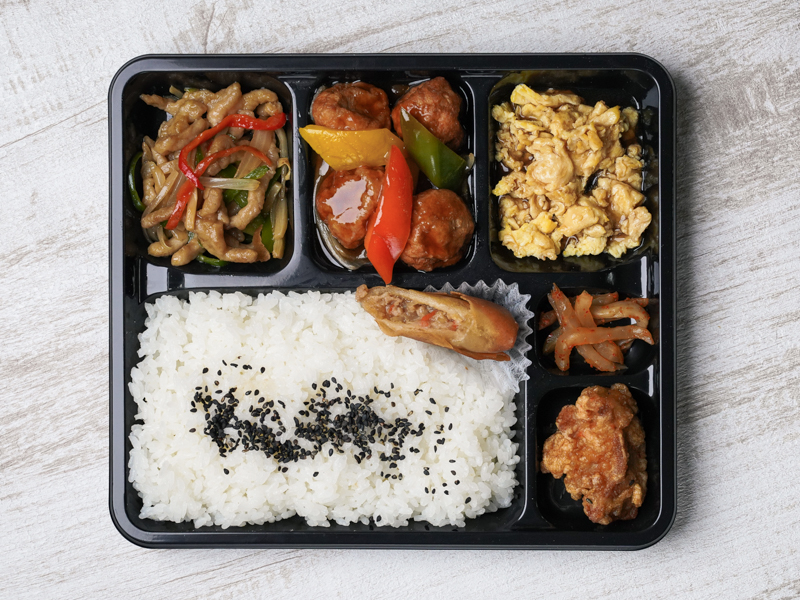 福三昧（点心付き）～肉団子・チンジャオ・玉子餡～