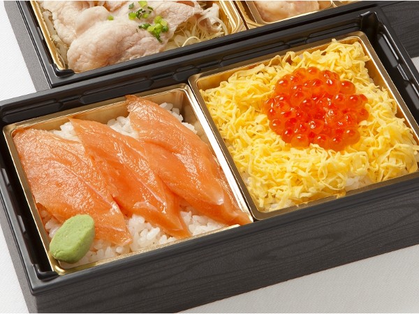 サーモンの親子丼御膳