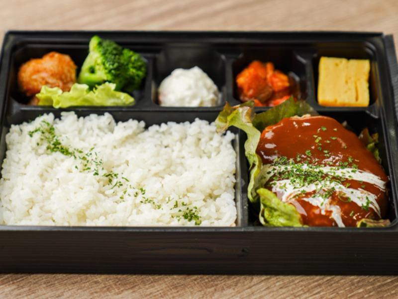 ハンバーグ赤ワイン煮ソース弁当