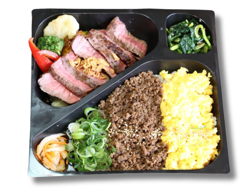 柔らかステーキ弁当DX