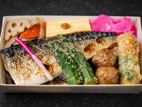 焼き塩さばの海苔重ね