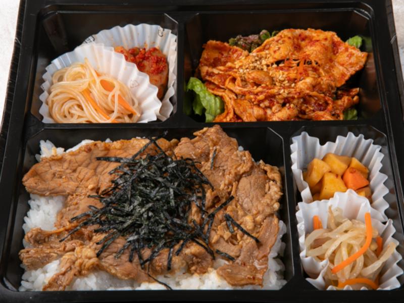 【豪快2品】牛焼肉の和風ダレ&豚バラ甘辛ダレ焼肉