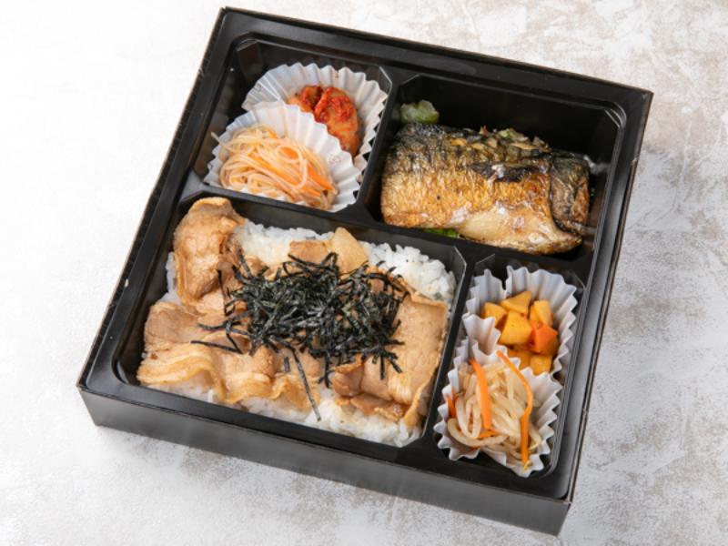 【肉×魚】豚バラの和風ダレ焼肉&鯖塩焼き