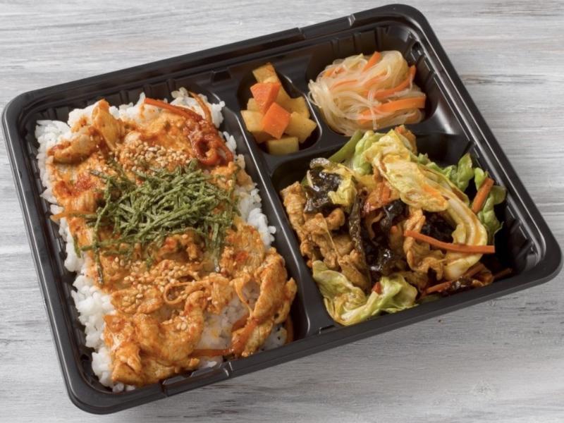 大満足 豚バラ甘辛ダレ焼肉＆回鍋肉