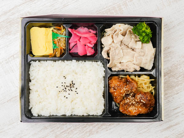 播州甘辛揚げと豚しゃぶコンビ満腹弁当