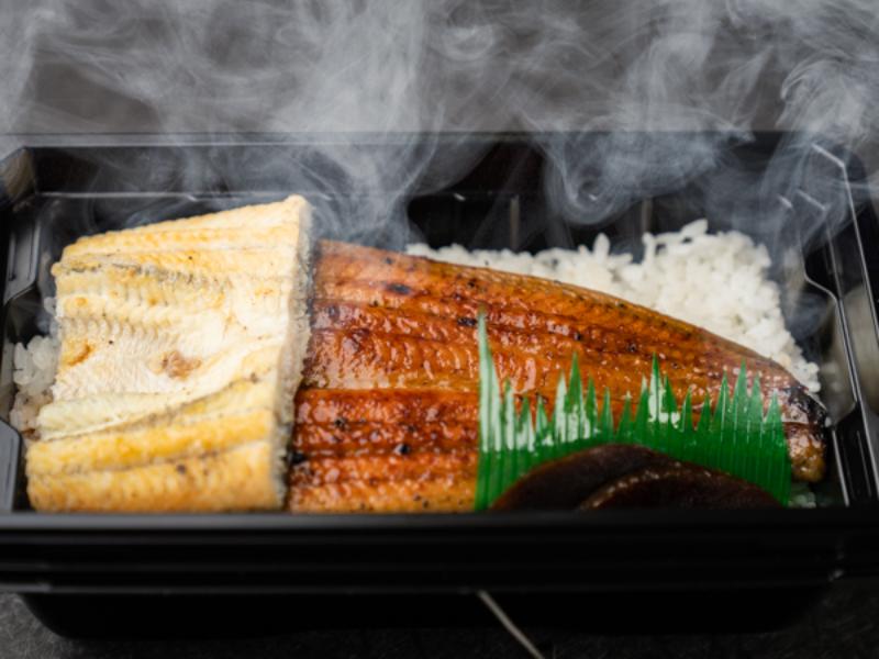 【温まるJet Chef弁当】　築地の最高級うな重　白蒲葵