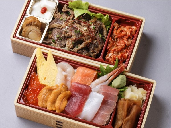 特撰極上ちらしと牛カルビ焼き御膳