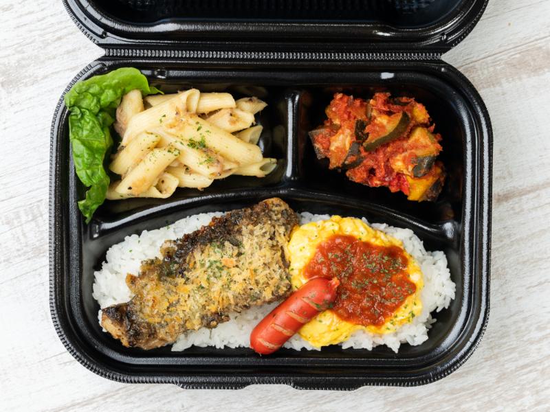 黒むつのバジルパン粉焼き弁当