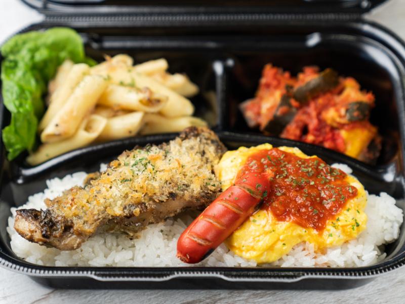 黒むつのバジルパン粉焼き弁当