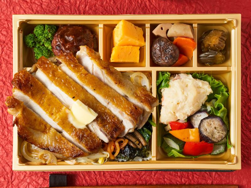 肉屋のチキンステーキ御膳