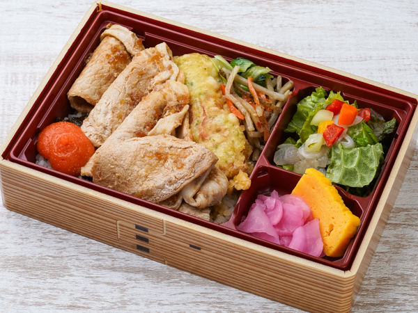 豚ロースの生姜焼き海苔重