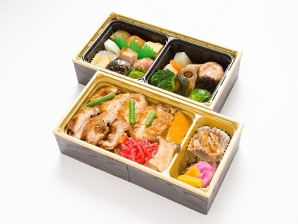 大山鶏甘から二段弁当