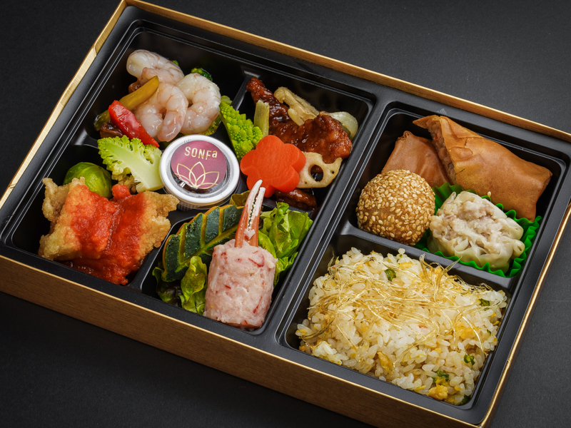 【7升】フカヒレ炒飯の中華弁当　