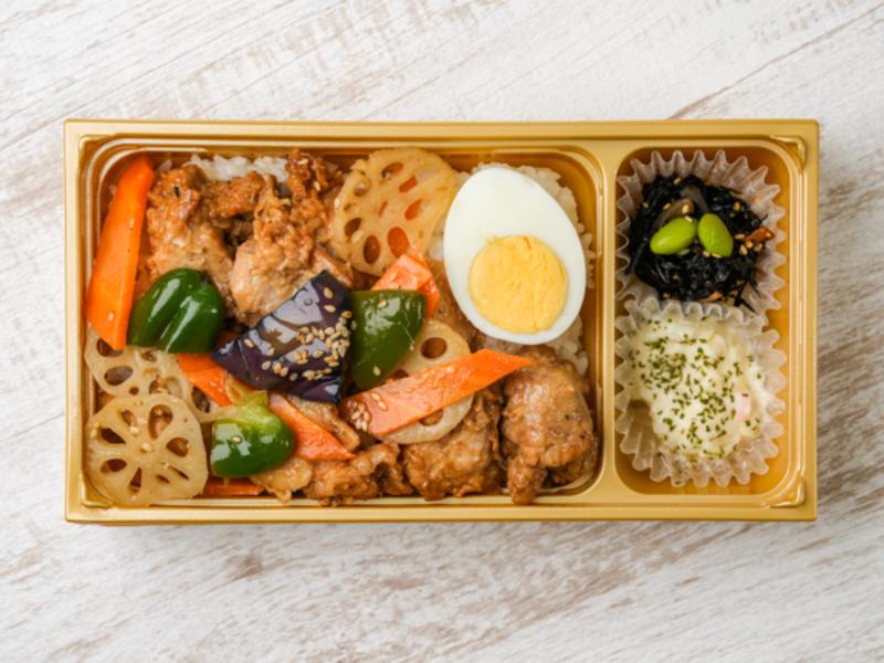 鶏と野菜の黒酢あん