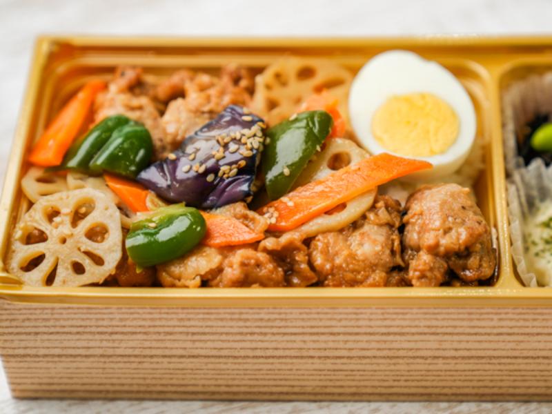 鶏と野菜の黒酢あん