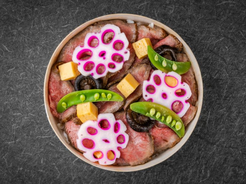 黒毛和牛ローストビーフちらし寿司