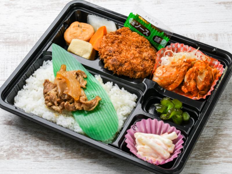 トリプル肉弁当