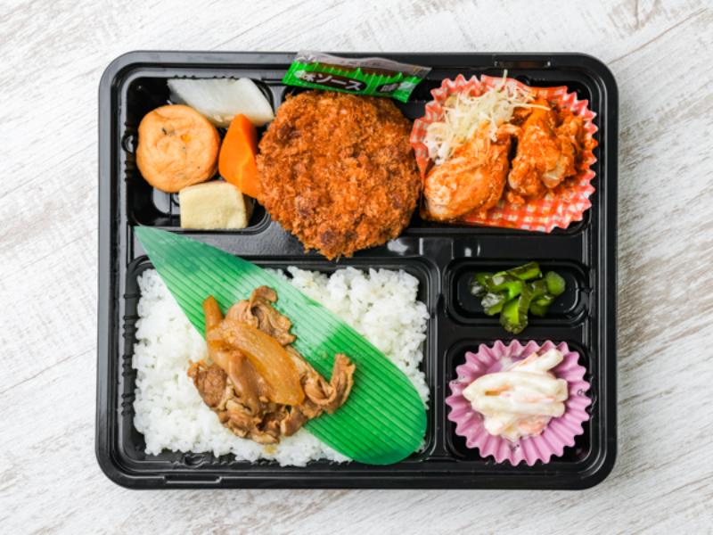 トリプル肉弁当