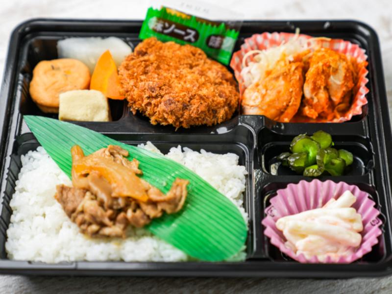 トリプル肉弁当