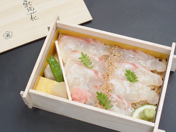 鯛黒酢ちらし重