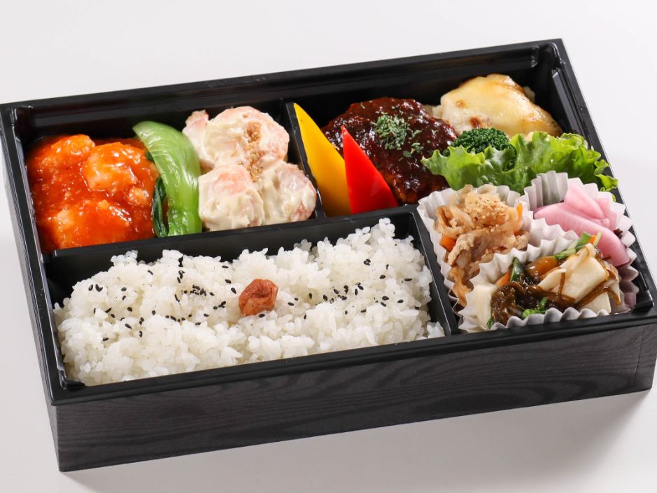 ダブル海老＆ハンバーグ弁当