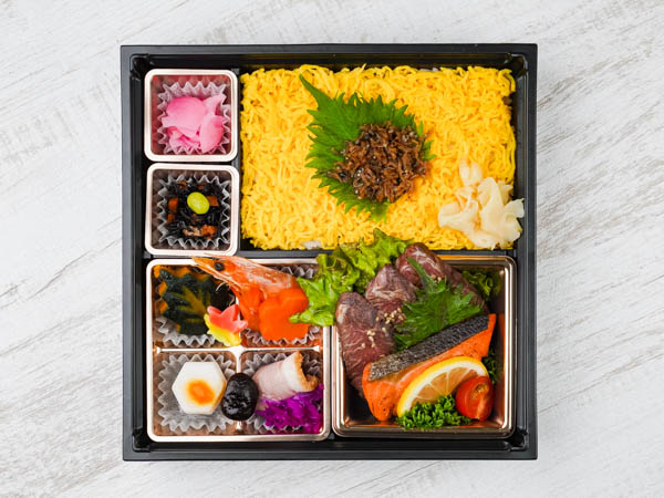 【高級鉄板焼御膳】塩麴仕込みの厳選牛ステーキと季節の焼魚