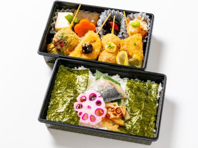 【串天やまシリーズ】4種串揚　鰆西京漬焼　二段