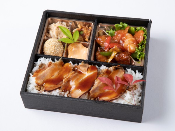 酢豚＆エビチリ＆特製焼豚重御膳