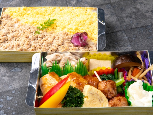 葱塩豚カルビ×鶏の照り焼き弁当