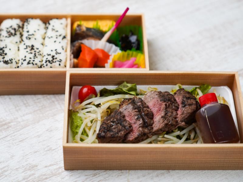牛ランプステーキ弁当