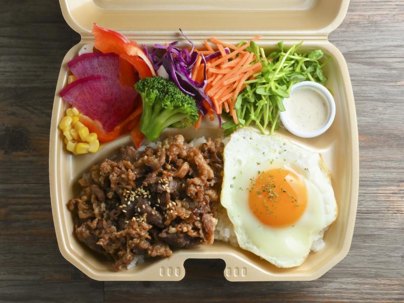 8種野菜の牛焼肉弁当