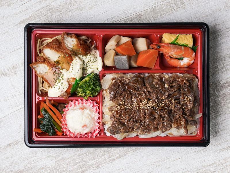 炭火焼肉たむら 焼肉＆チキン南蛮弁当
